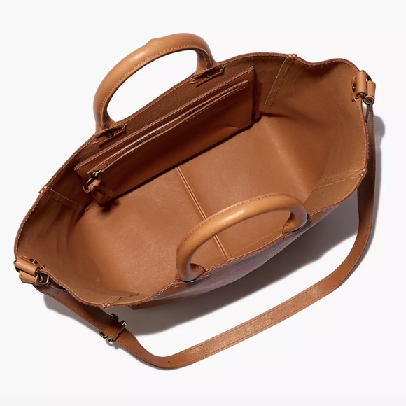❗SOLD❗ Madewell | The Abroad Tote | Desert Camel - Picture 3 of 14